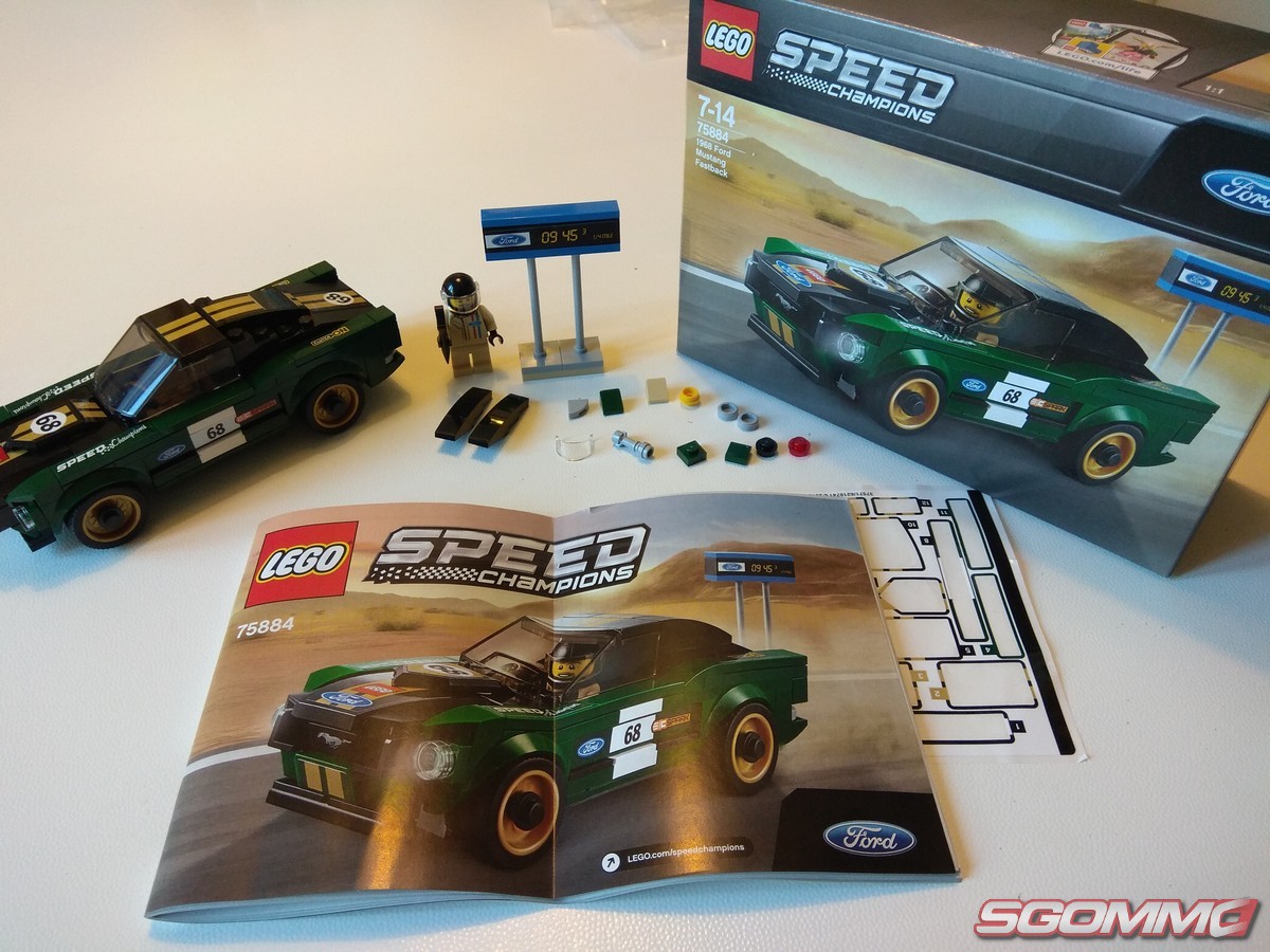 calm down Senior citizens mock Lego Ford Mustang Fastback 1968 Speed Champions | Amazon - Sgommo.it